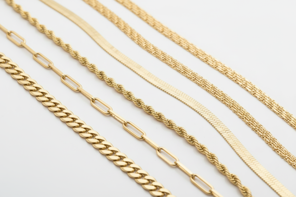 Real Solid Gold chains