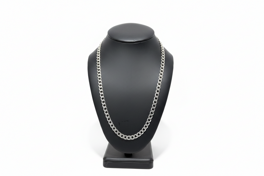 Silver 925 Cuban Chain 6.8mm 24in