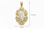 14k Gold (MD) Virgencita