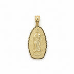 14k yellow gold Virgin Mary small Virgin de Guadalupe