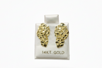 14k nugget stud earrings