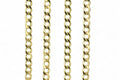 14k Solid Curb chain 24in 3mm
