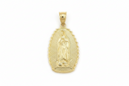 14k yellow gold Virgin Mary small Virgin de Guadalupe