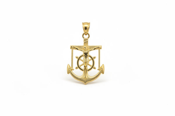 14k(sm) Anchor pendant
