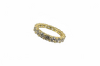 Size 8 10K Gold 3mm CZ Band Ring