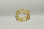 Size 9.5 10k Gold CZ Cuban Ring