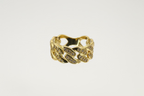Size 9.5 10k Gold CZ Cuban Ring