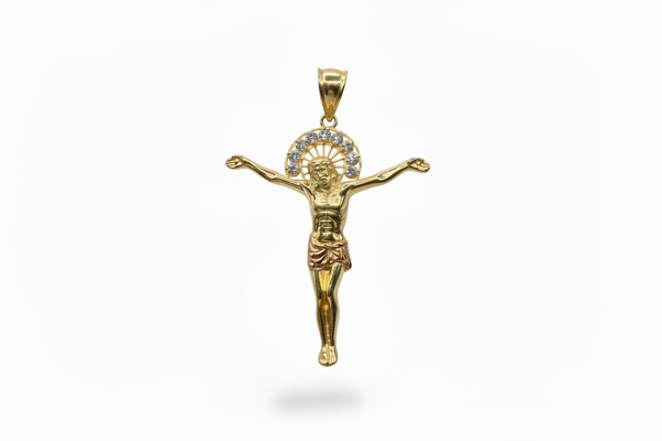 14k Jesus crucifix