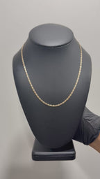 10k Solid Gold Valentino necklace