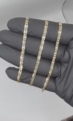 14k Gold Valentino necklace 20in 3mm